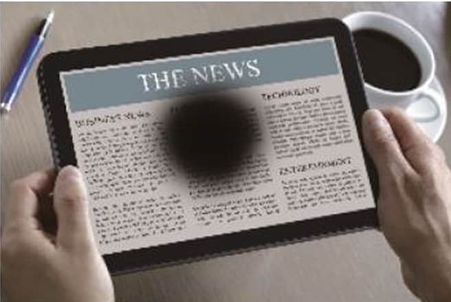 黄斑円孔の見え方